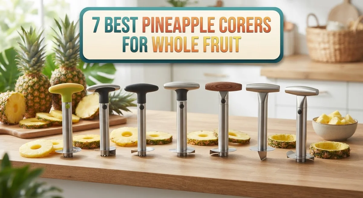 7 Best Pineapple Corers for Whole Fruit